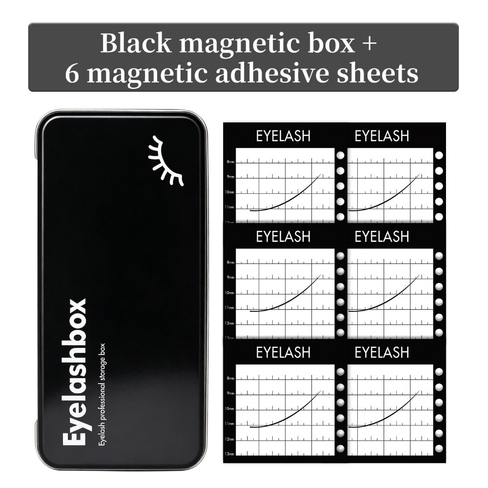 Eyelash Extension Salon - Scatola Magnetica Portatile per Conservazione Ciglia,