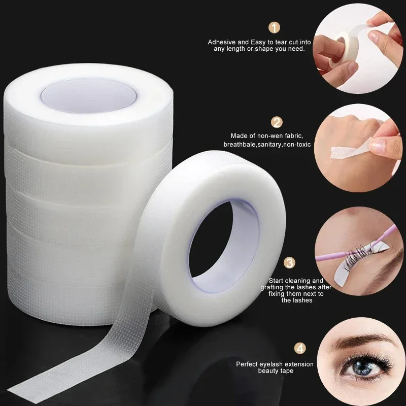 Eyelash Extension Salon - Nastro Trasparente Microporoso Traspirante per Ciglia