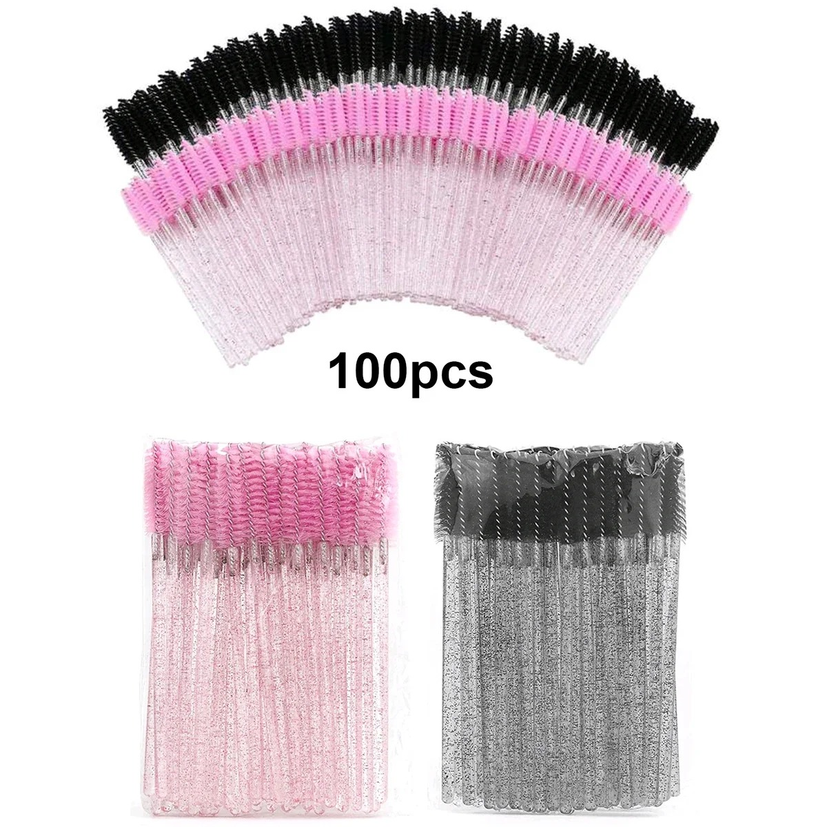 Eyelash Extension Salon - Commercio all'ingrosso 100PCS Mascara Spoolies Spazzole