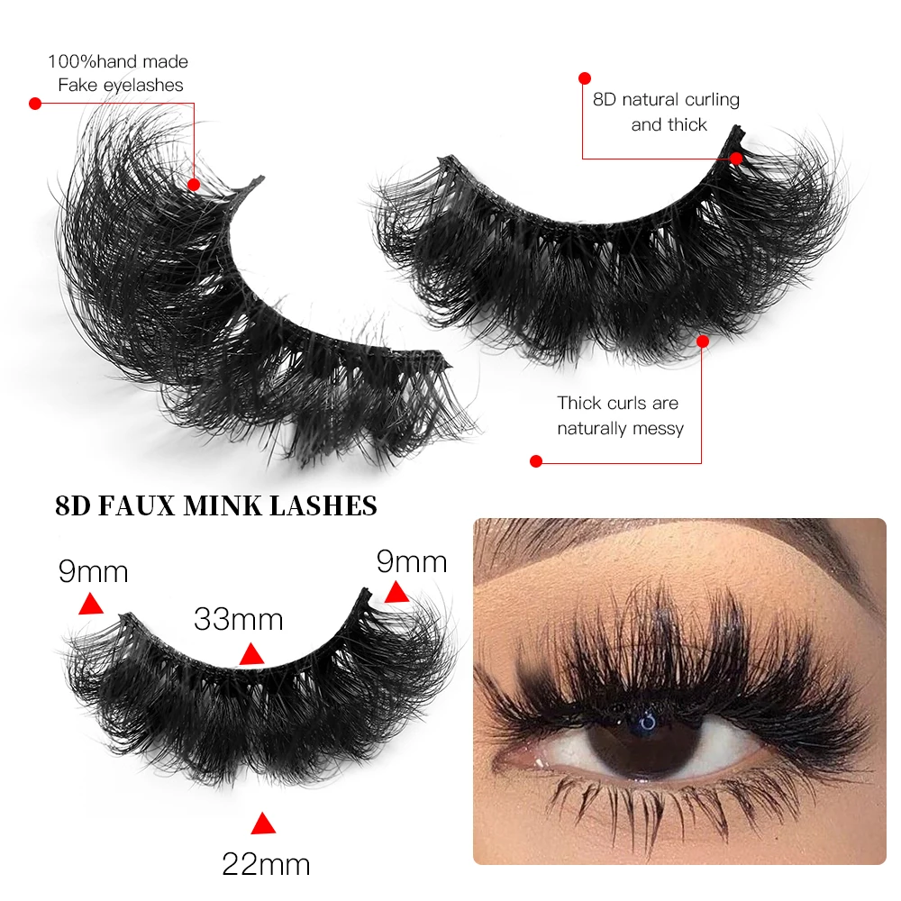 5 Paia di Ciglia Finte in Fint - Eyelash Extension Last recensione e prezzo