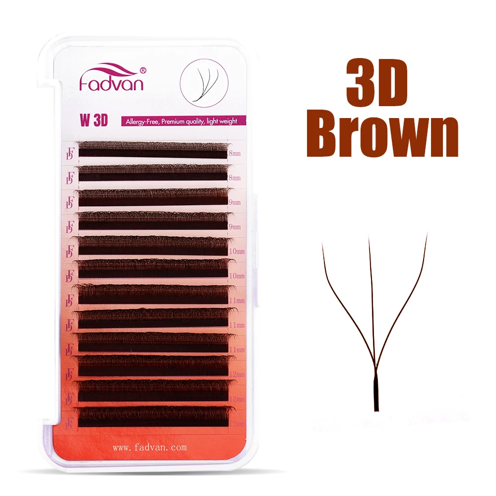 FADVAN Marrone 3D/4D W Forma D - Eyelash Extension Last recensione e prezzo