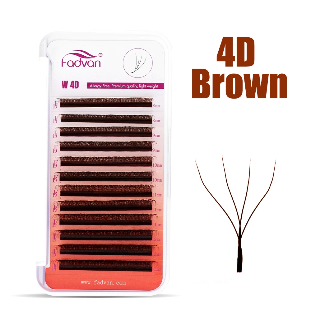 FADVAN Marrone 3D/4D W Forma D - Eyelash Extension Last recensione e prezzo